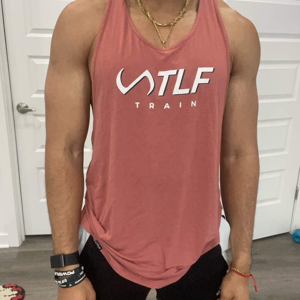 TLF Pink Athletic Tank Top Relaxed Fit
